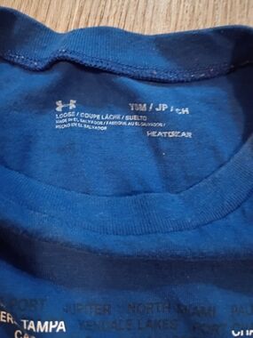Under Armour Boy's Small Blue Florida Tee